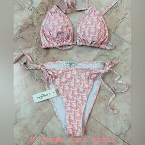 Pink Bikini, size large.